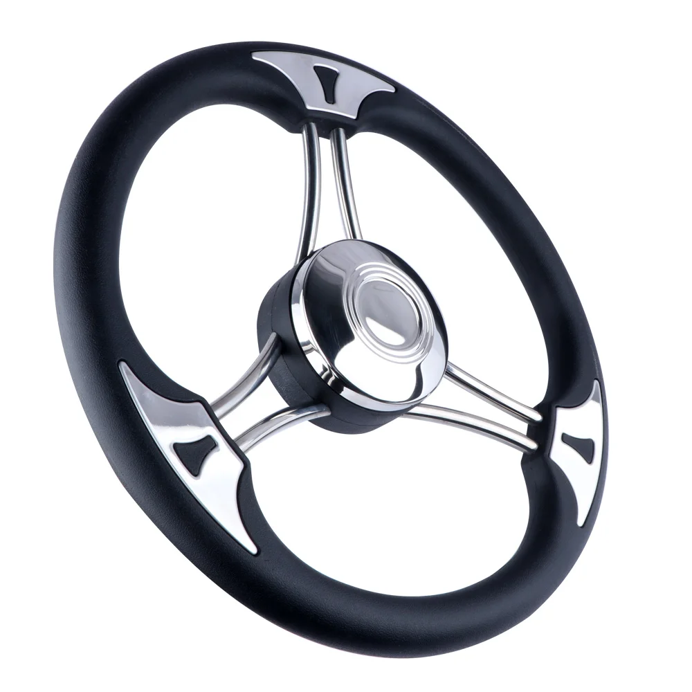 Fishing Boat Steering Wheel - 고품질 해양 스티어링 휠-3 스포크 스테인레스