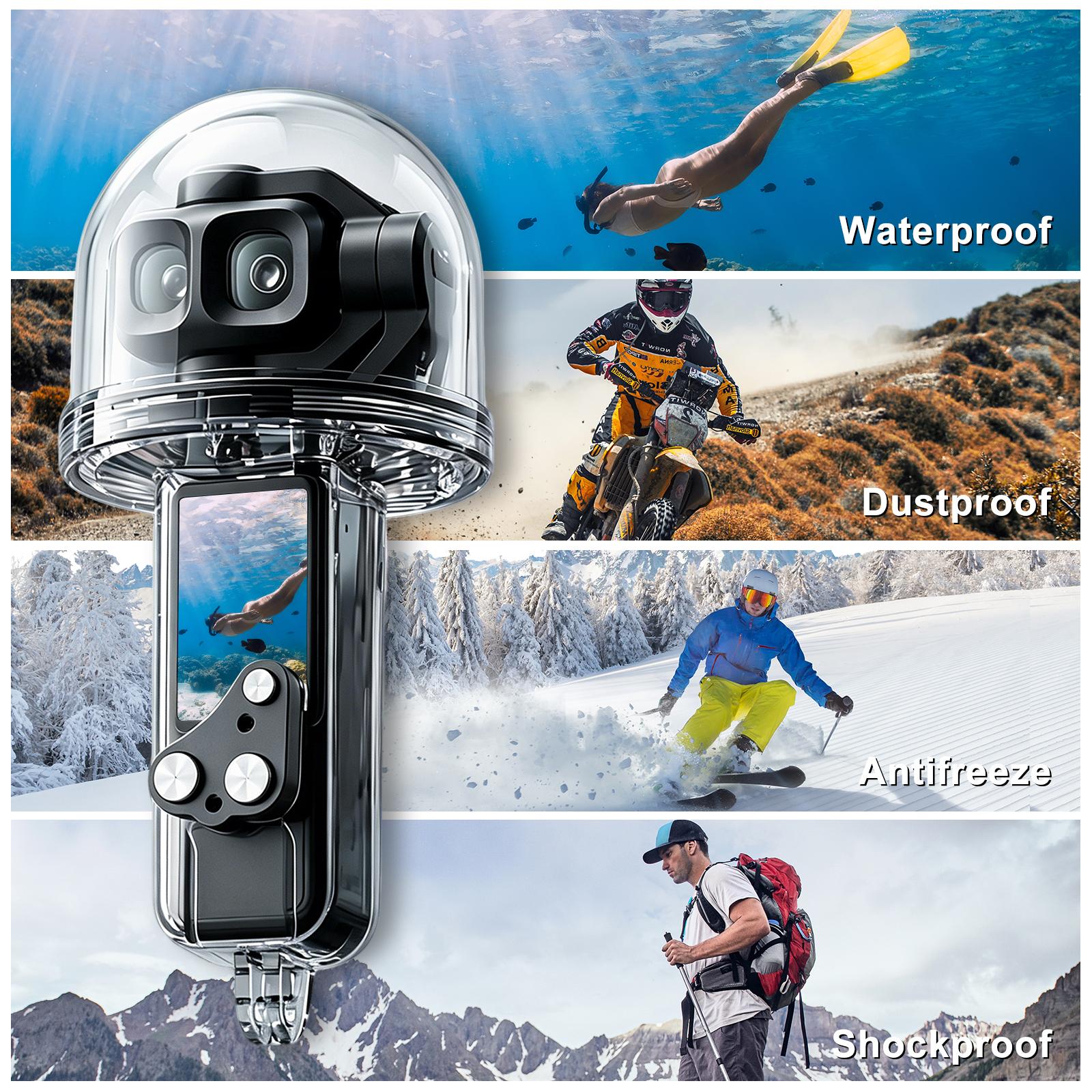 Fishing Boat Cover - 50m 수중 사용 가능 포켓 4P