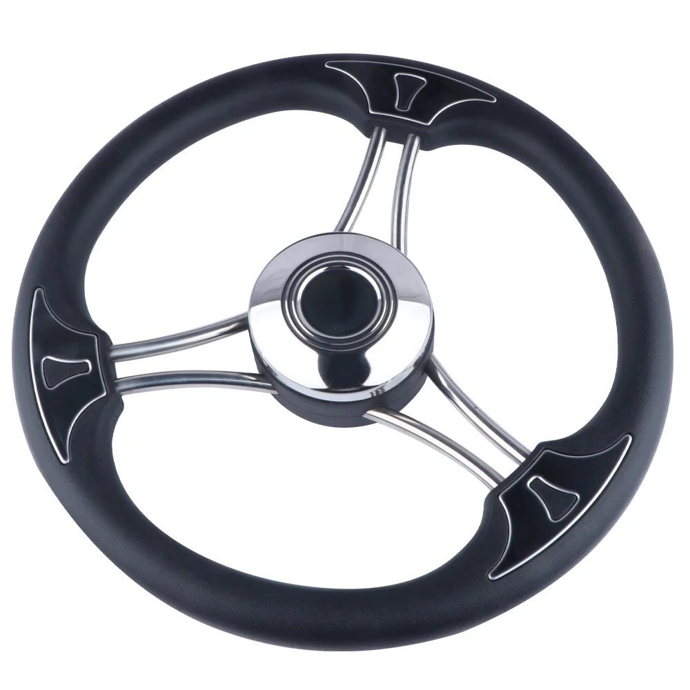 고품질 해양 스티어링 휠-3 스포크 스테인레스 스틸 보 - Fishing Boat Steering Wheel 리뷰 및 가격