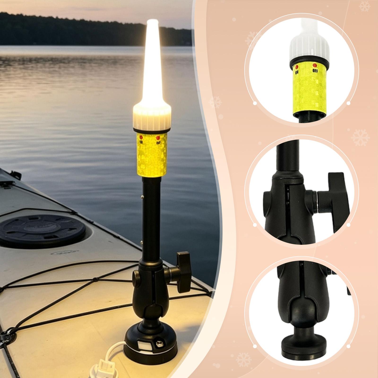 카약 라이트 휴대용 카약 액세서리 360도 회전 가능한 - Fishing Boat Navigation Light 리뷰 및 가격